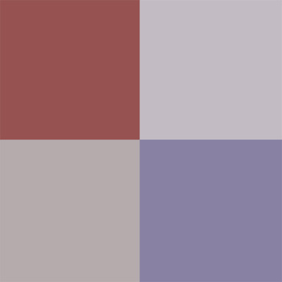 zestaw kolorów marsala szaro-liliowy szary barwinkowy niebieski